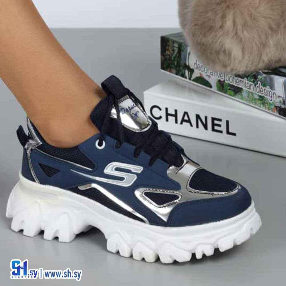 حذاء رياضي نسائي عالي (أحذية كسار)