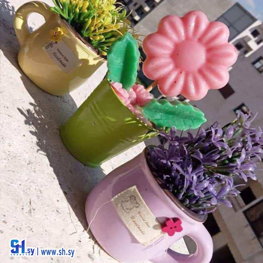شمع زينة منازل (Sweet scent candle)