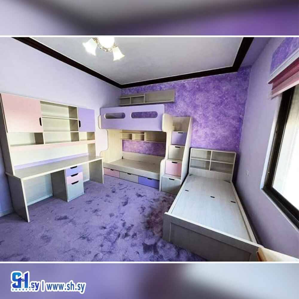 غرفة نوم أطفال(مفروشات منار العصرية)