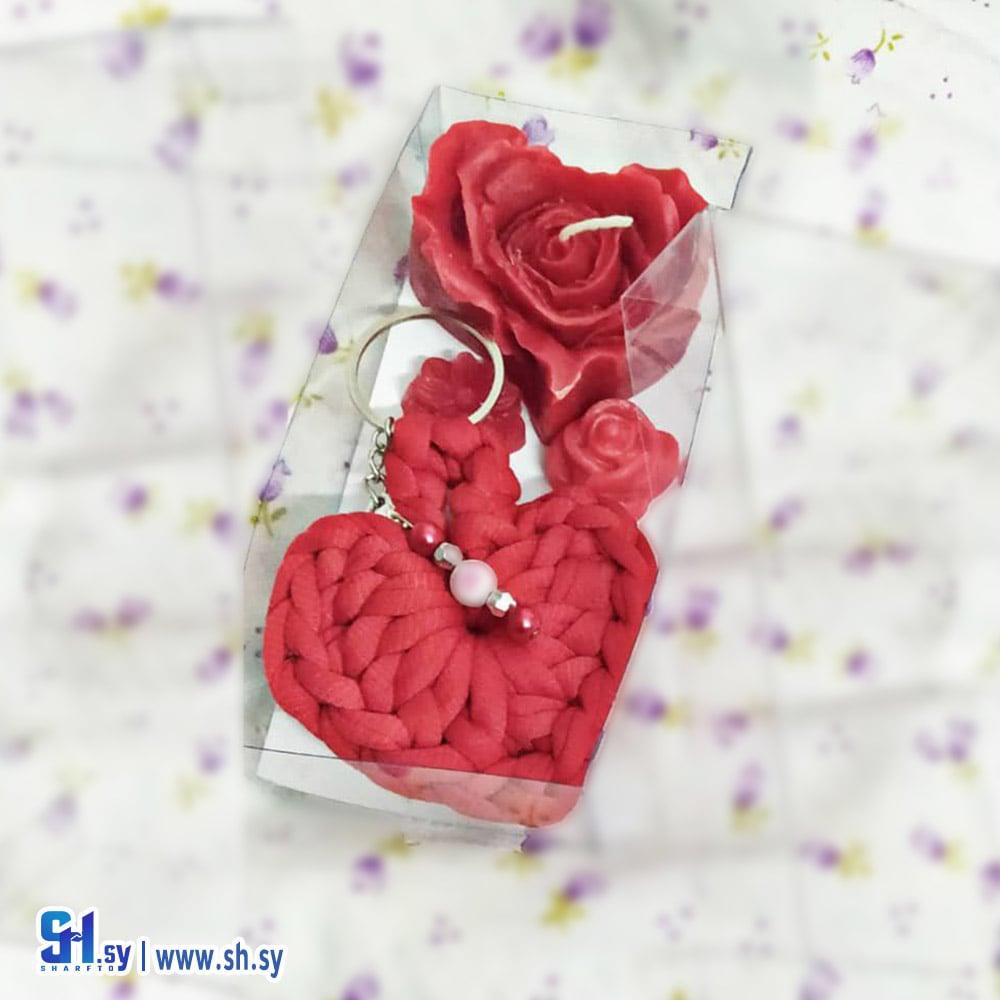 صندوق شمع وسلسلة مفاتيح (Nosy Design)