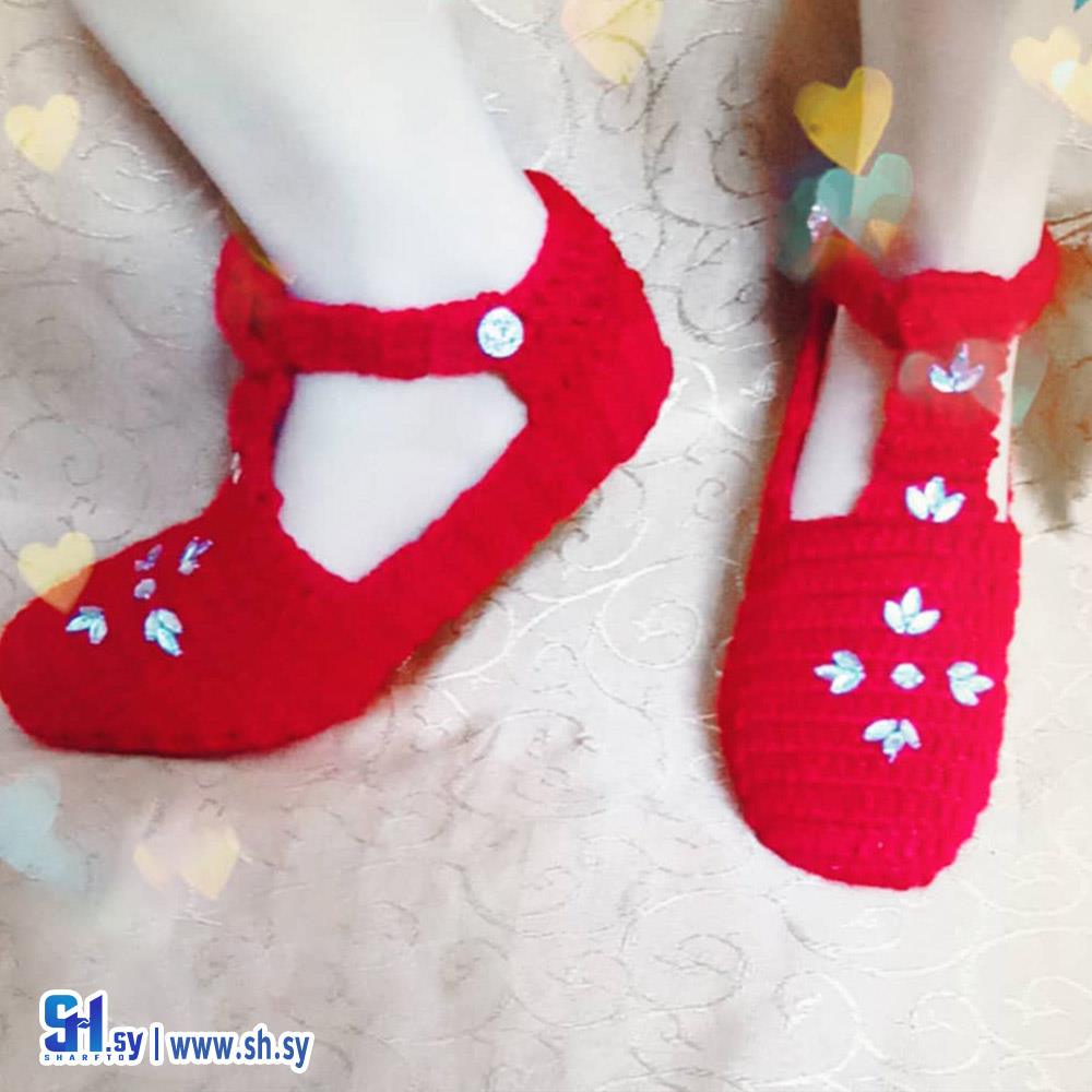 خفافة صوف بناتي (الأمل للأعمال اليدوية)