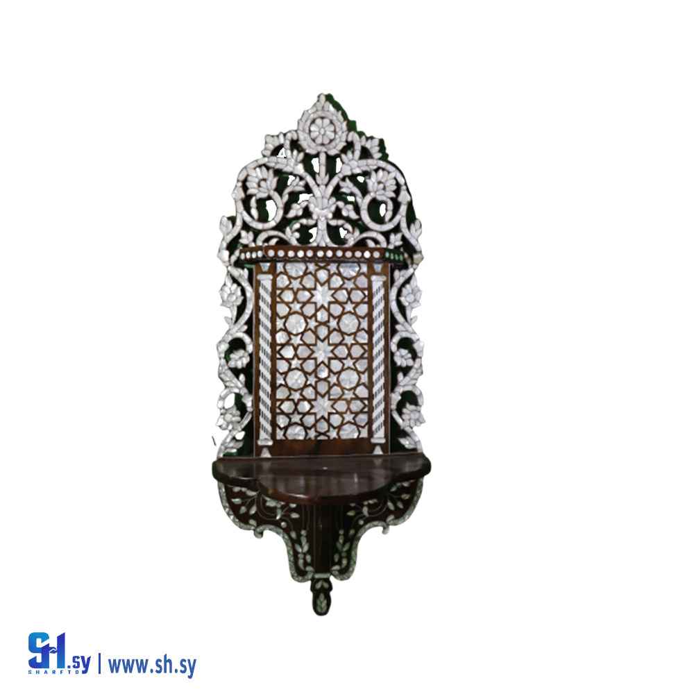 كازية مخرقه خشب جوز (حاضنة دمر المركزية للفنون الحرفية)