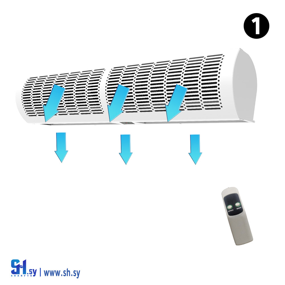 الستارة الهوائية الكهربائية(مؤسسة صقر للصناعة والتجارة)