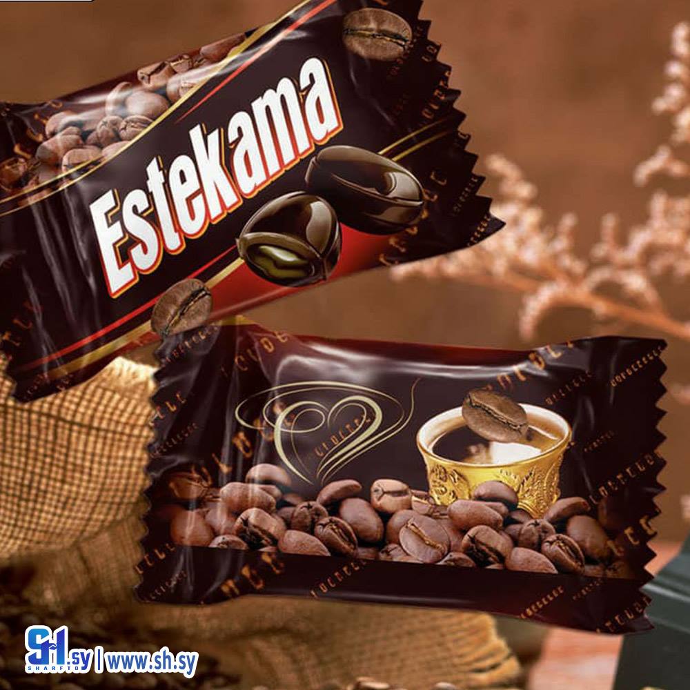 سكاكر مقطع بنكهة القهوة (الاستقامة)