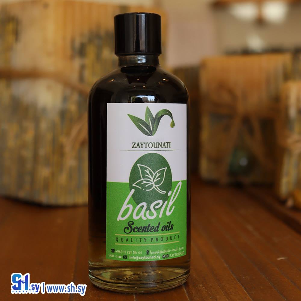 زيت عطري برائحة الريحان (زيتونتي)
