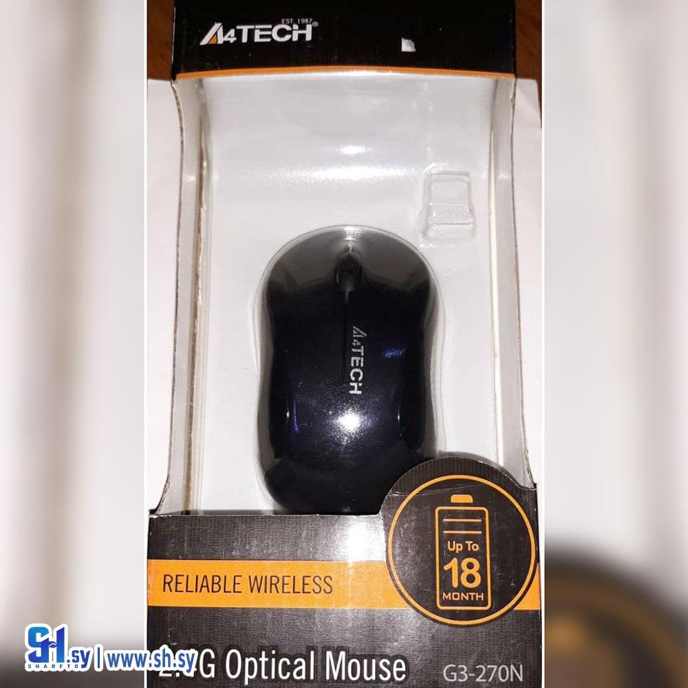 ماوس A4tech Wireless G3-270N (سلطان المعلوماتية)