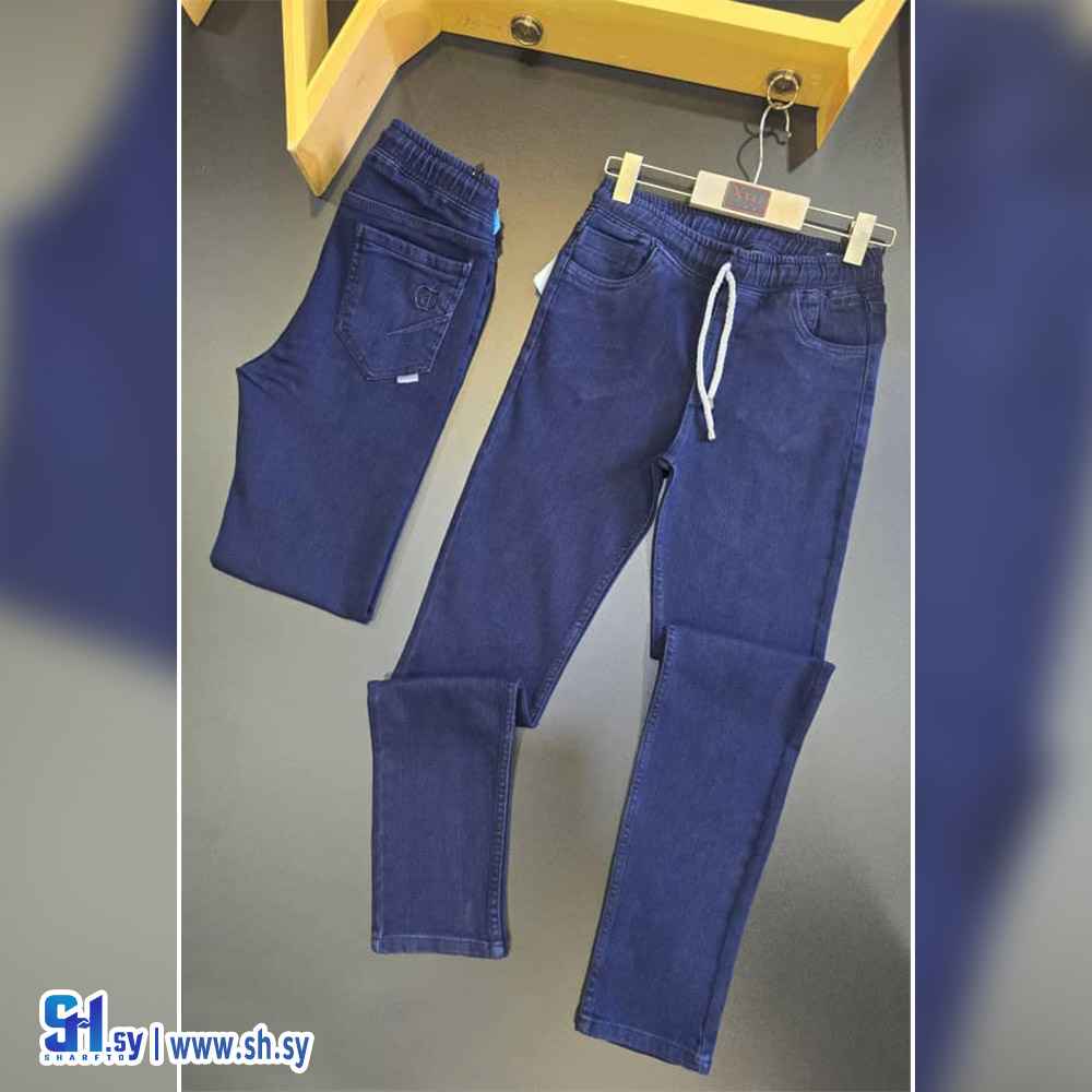 بنطال جينز صبياني موديل 3779 (اكس وايت)