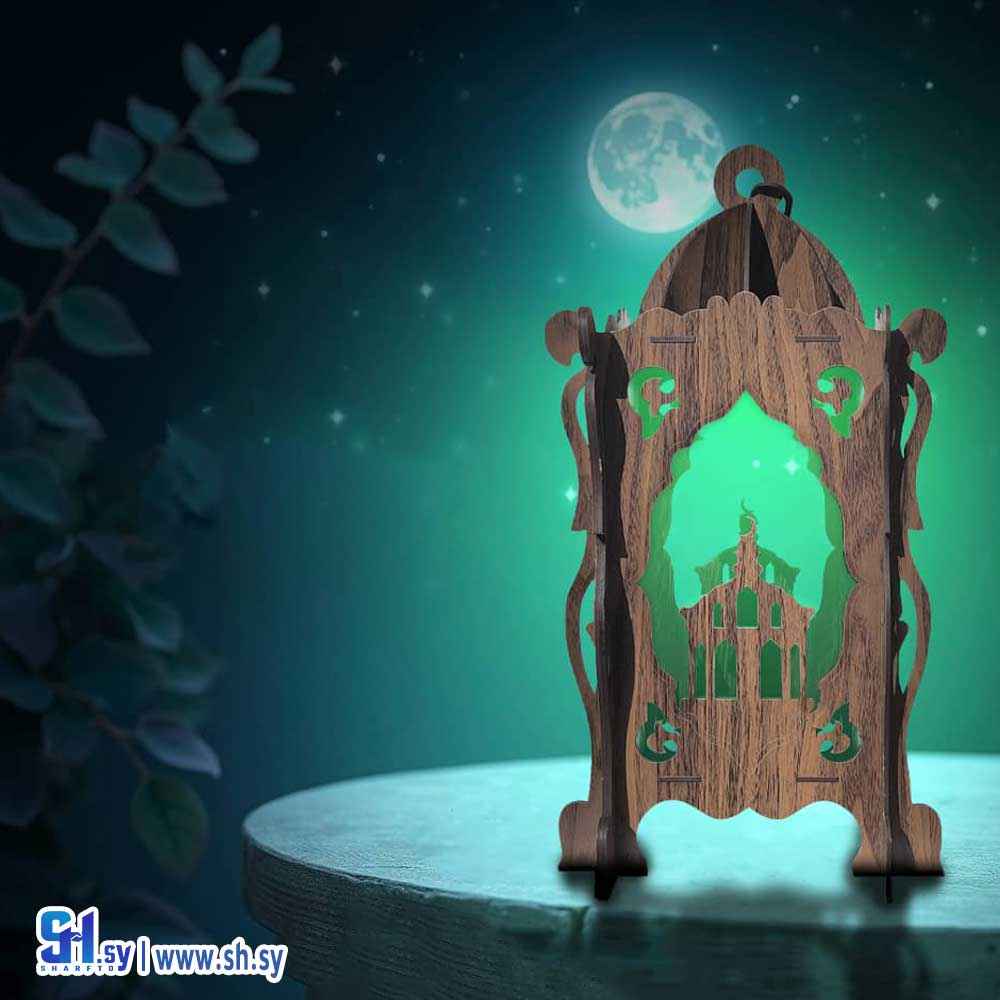 فانوس رمضان خشبي (BMR)