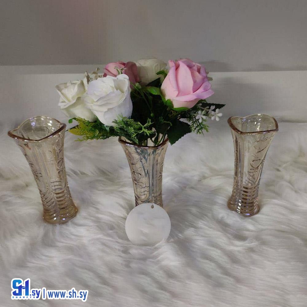 مزهرية زهور (كريستال)