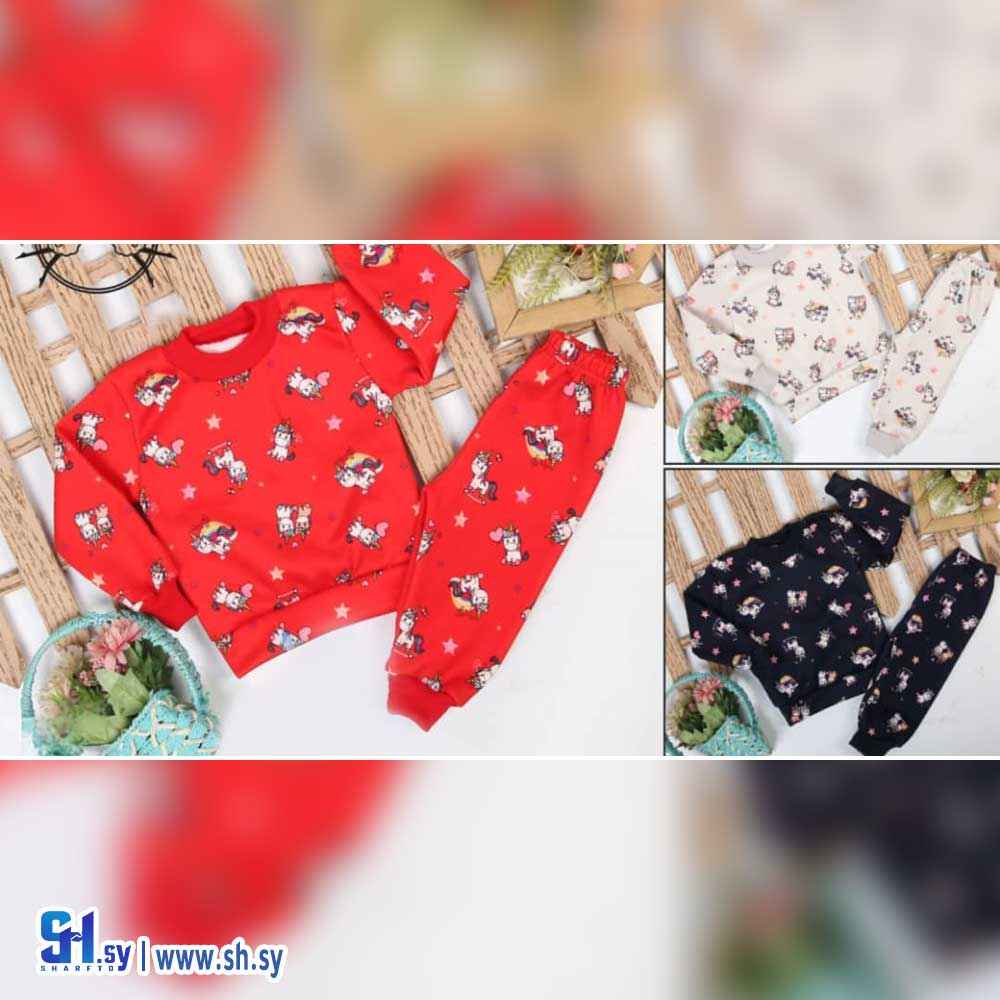 بيجامة بناتي فليس موديل 20483 (مجموعة الزيتوني التجارية)