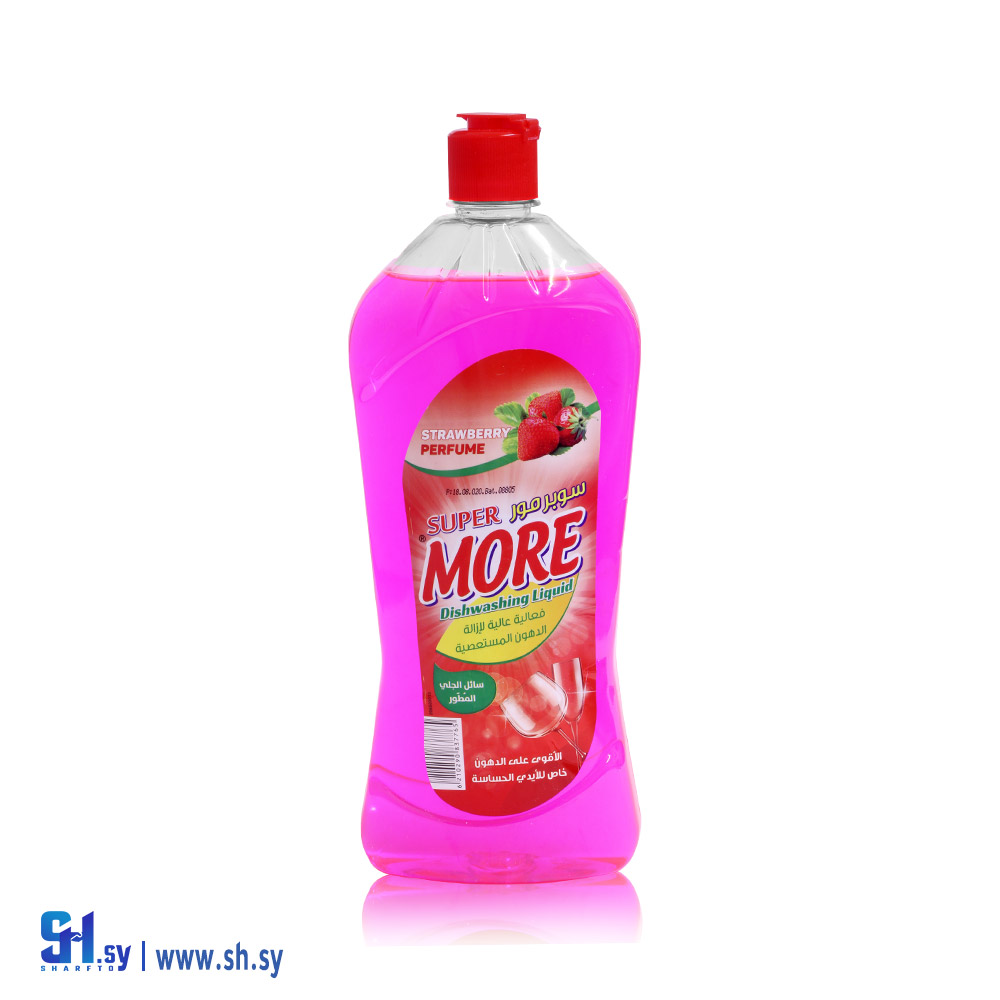 سائل جلي سوبر مور فراولة  900 مل (مجموعة مدار)