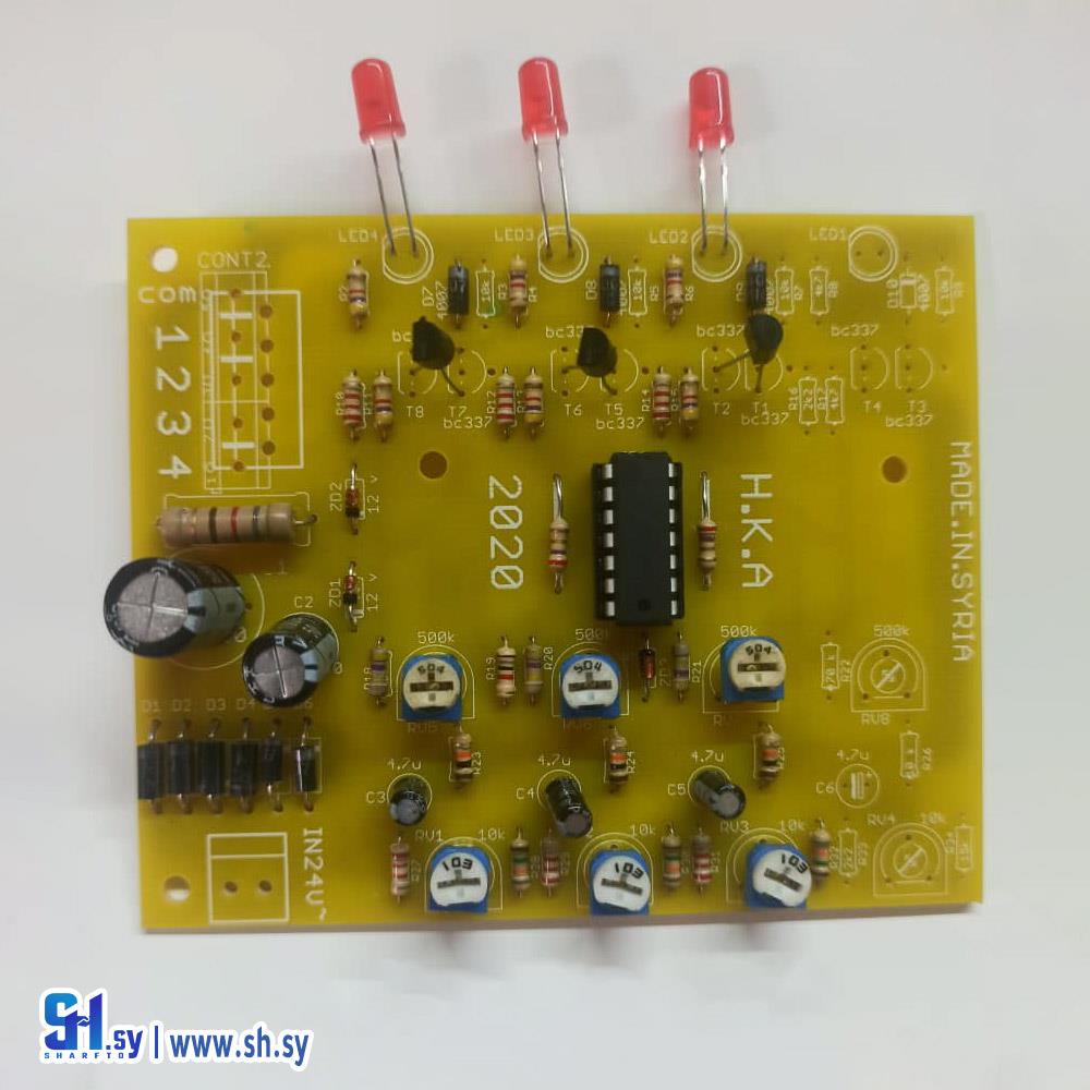 دارة منظم ثلاث مراحل امامي (الكترونيات زووم)