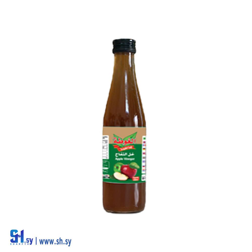 خل التفاح زجاجة مدورة 500مل (الغوطة)