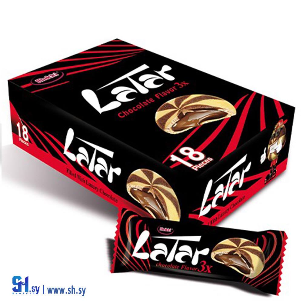 بسكويت لاتار x3 - شوكولا (مكي)