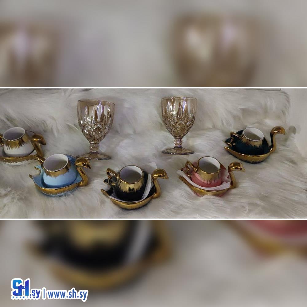 طقم فناجين 2 (كريستال)