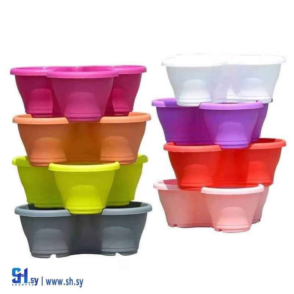 حوض ورد ثلاثي (شهد بلاست)