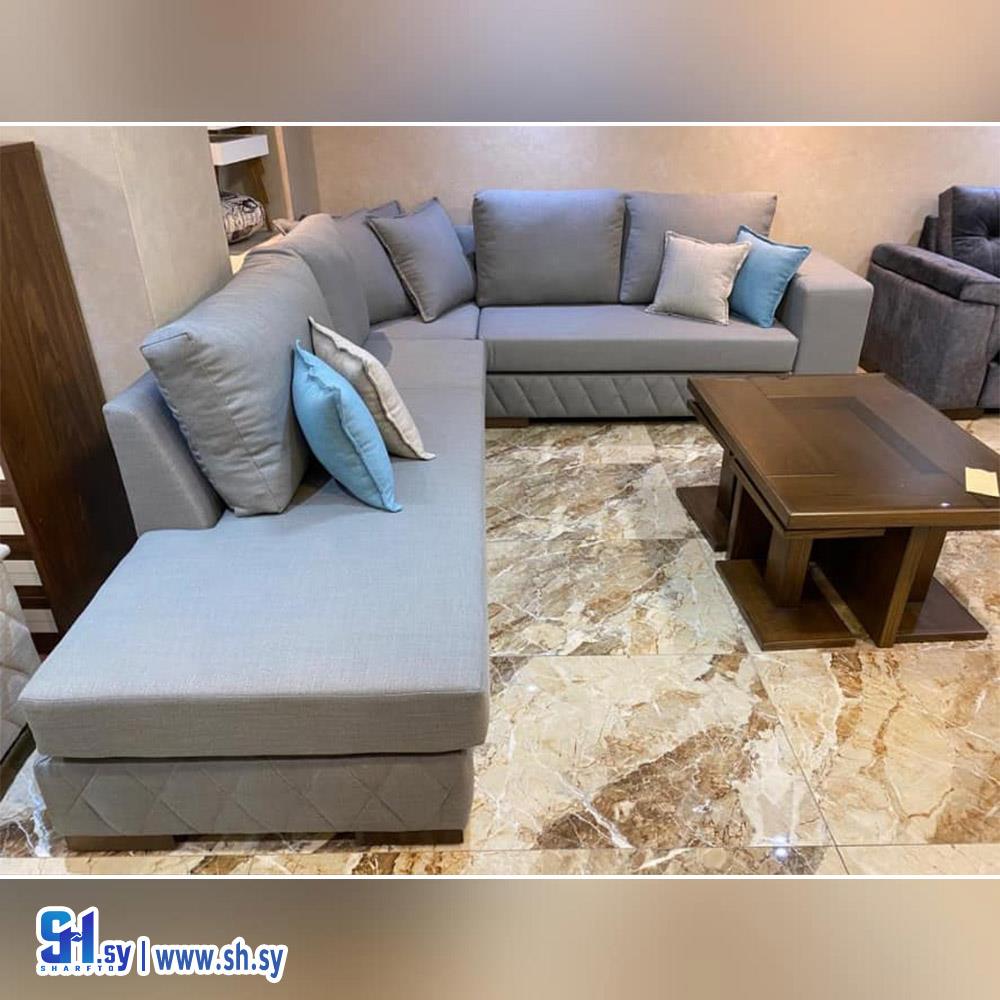 طقم كنبايات كورنير موديل تركي 4 (مفروشات البيطار)