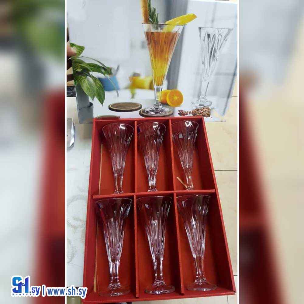 طقم كاسات كريستال  (كريستال)