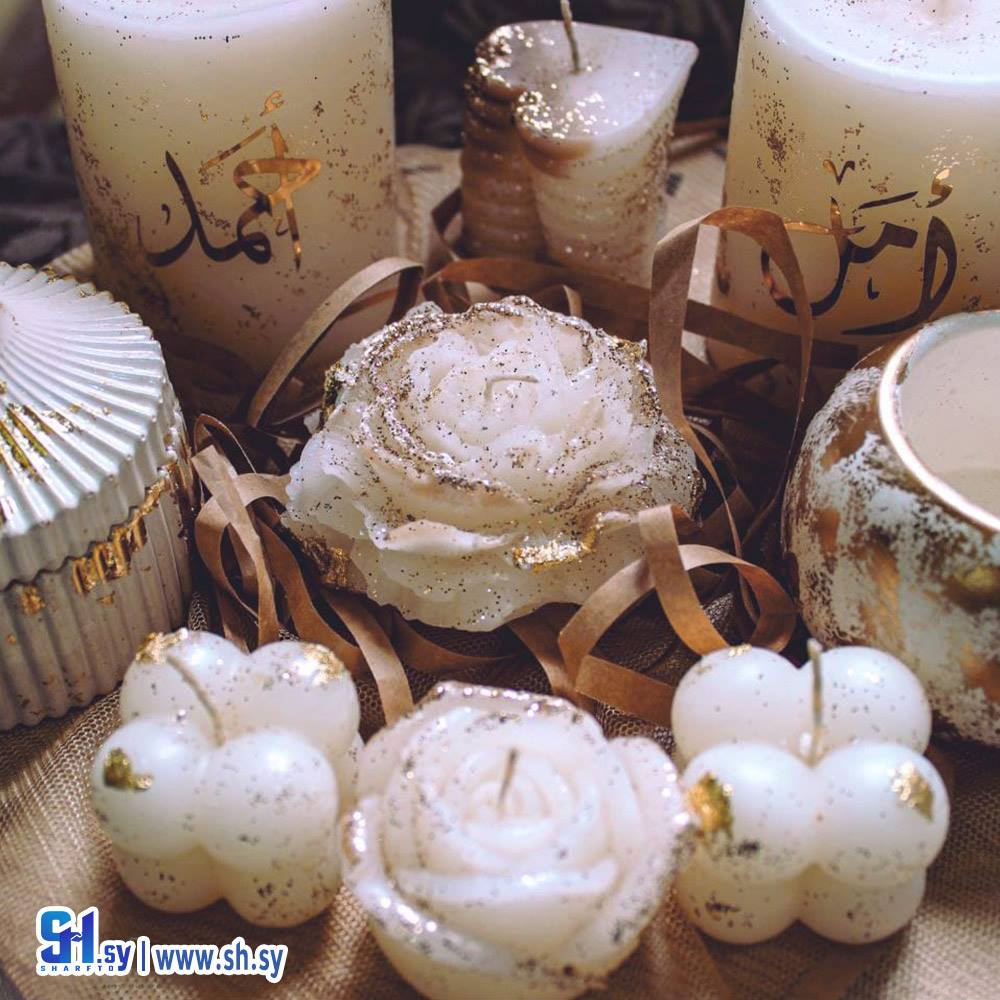 شمع معطر ببلي حجم صغير (candle light)