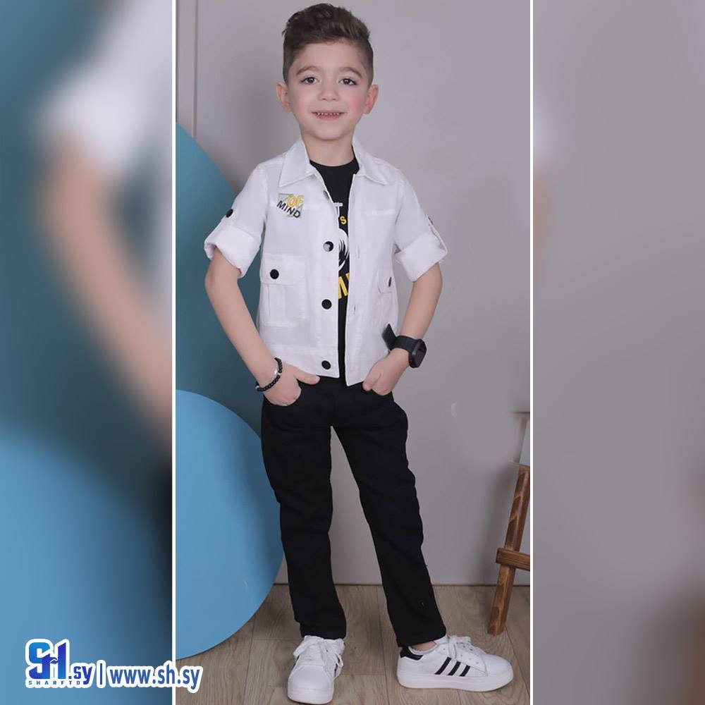 طقم صبياني موديل 4818 (زمار مود)