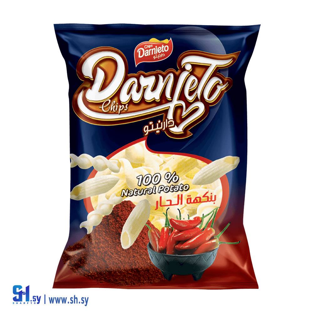 شيبس دارنيتو بنكهة الحار حجم كبير (دارنيتو)