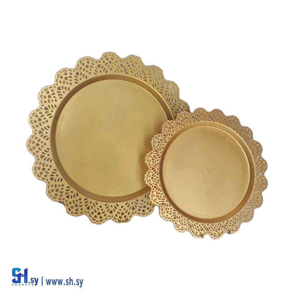 طقم صواني مزخرف (شهد بلاست)