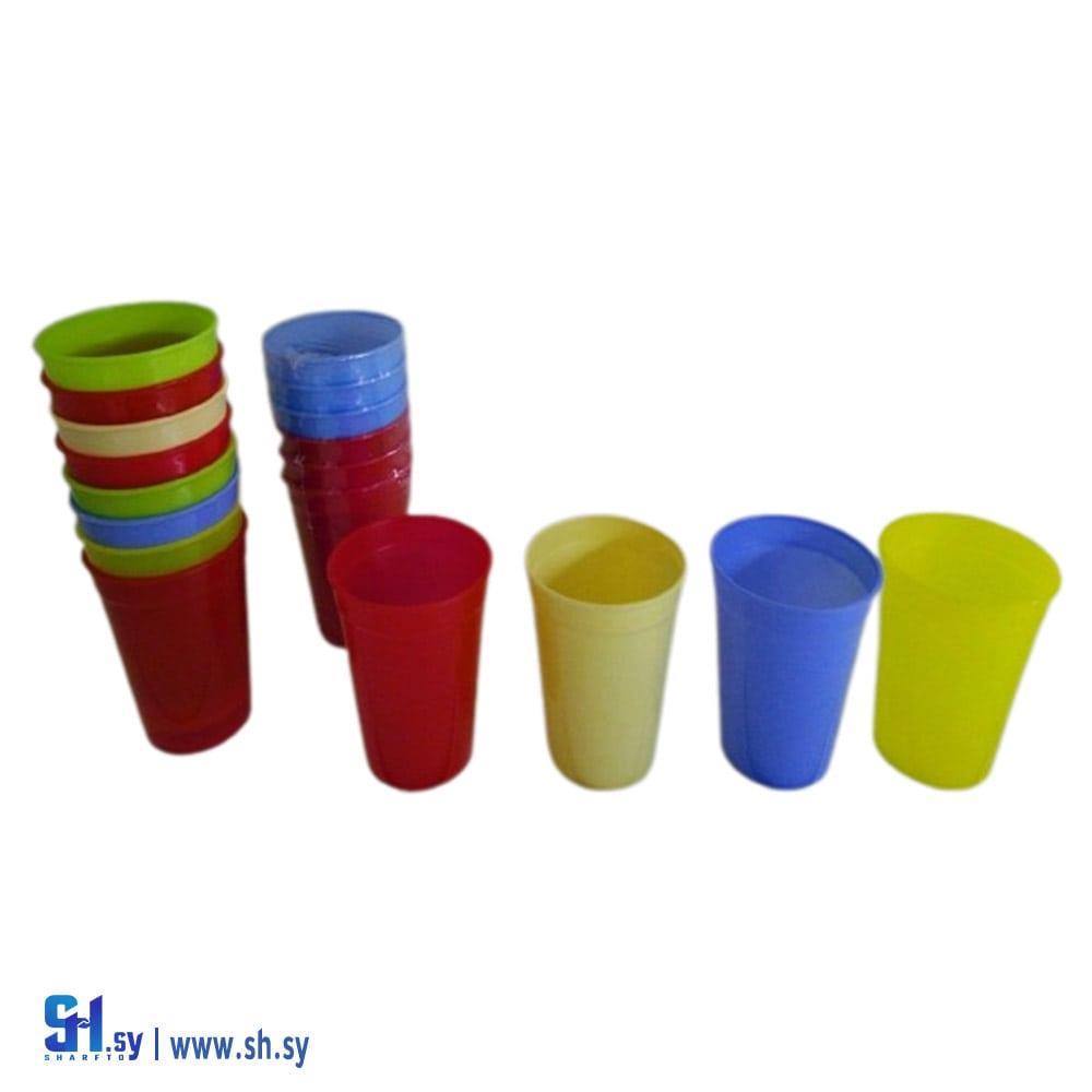 كاسة ماء بلاستيك سادة (الرواس للأدوات المنزلية)