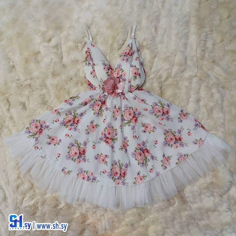 بيبي دول قصير معرق ورد (السرجاوي)