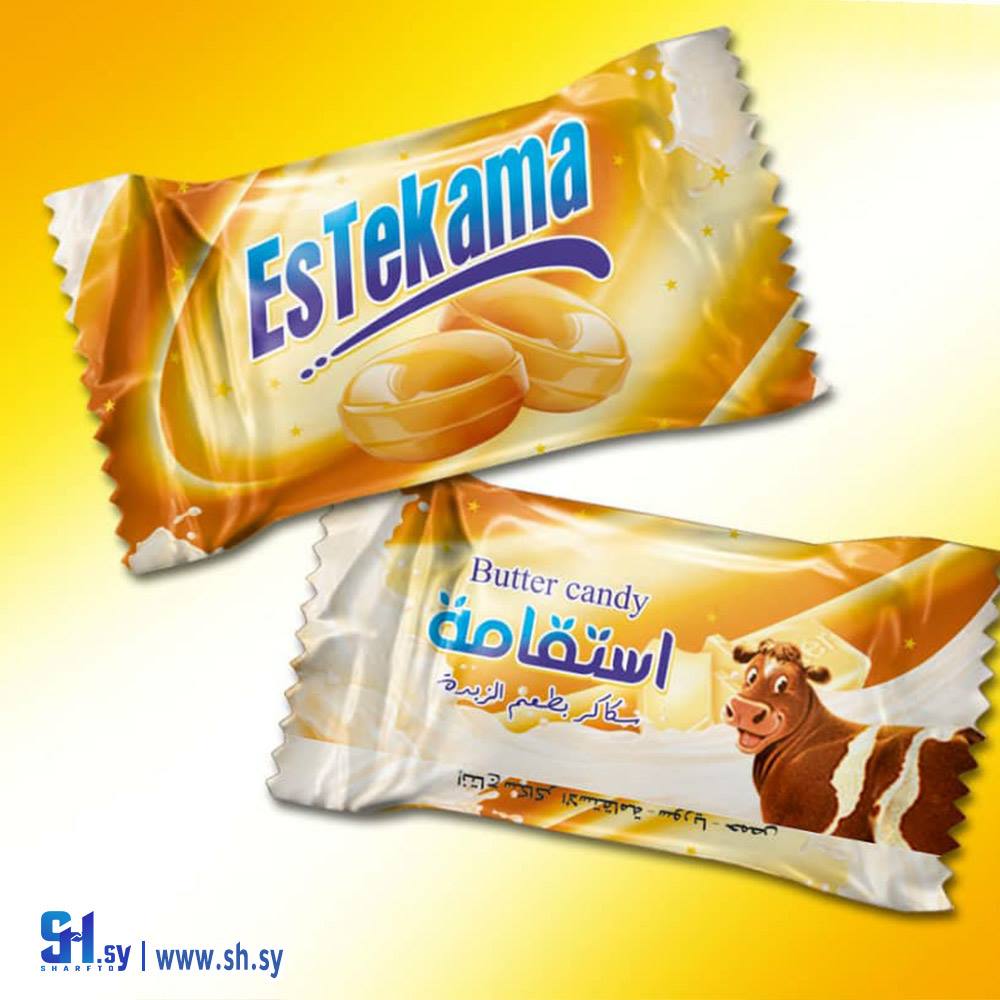 سكاكر مقطع بنكهة الزبدة (الاستقامة)
