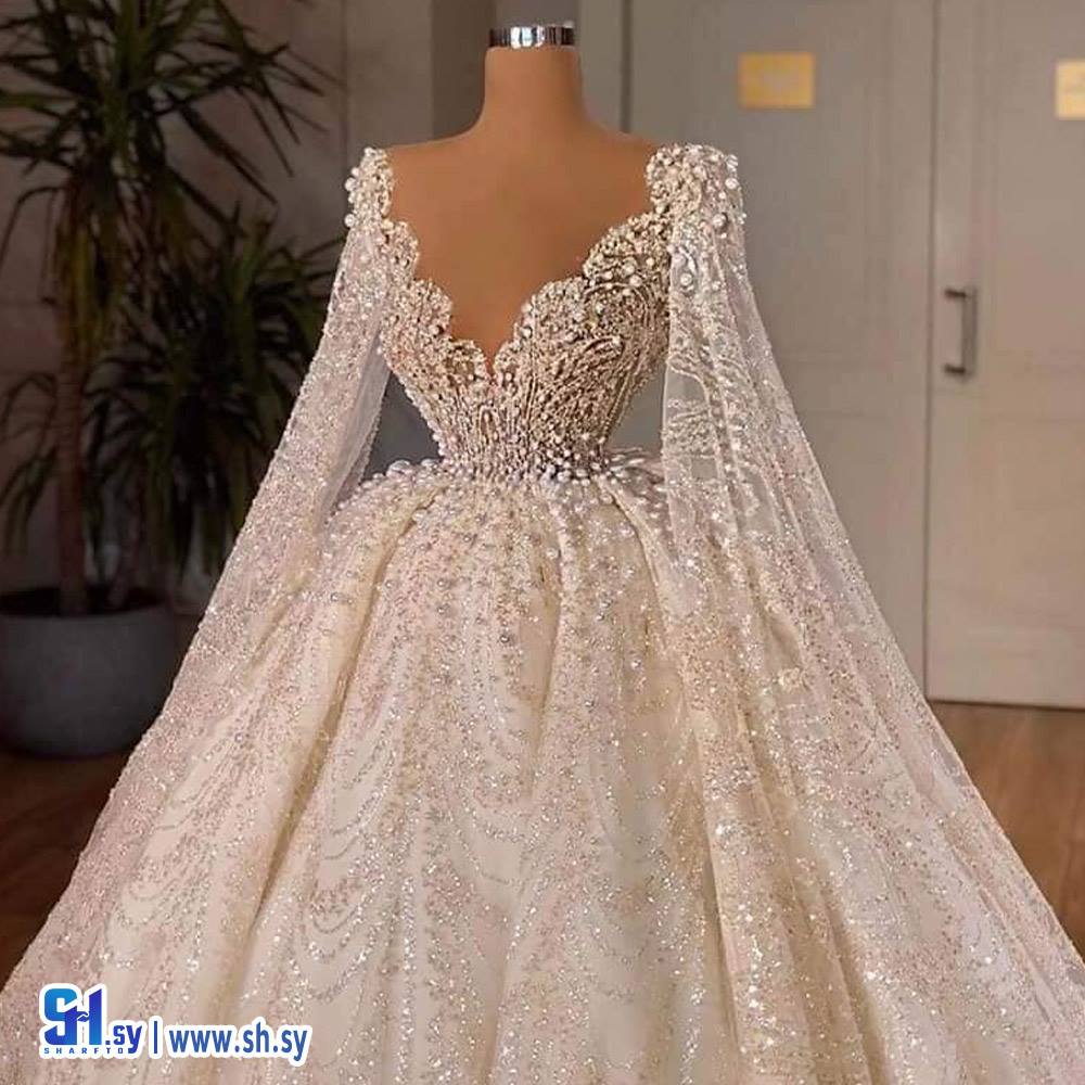 قماش تول مطرز نقش هندسي 1 (أقمشة روز)