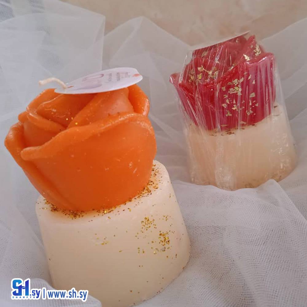 شموع معطرة بروائح مختلفة وهادئة (Sweet scent candle)