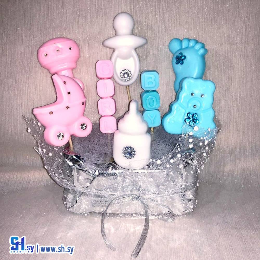 شمعة معطرة لمولود جديد (Amra Gift)