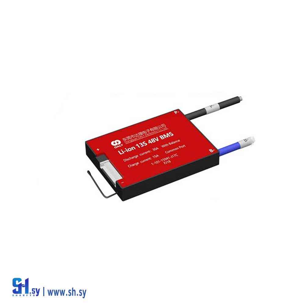 دارة حماية ليثيوم DALY BMS 13S 48V 30A (البراء)