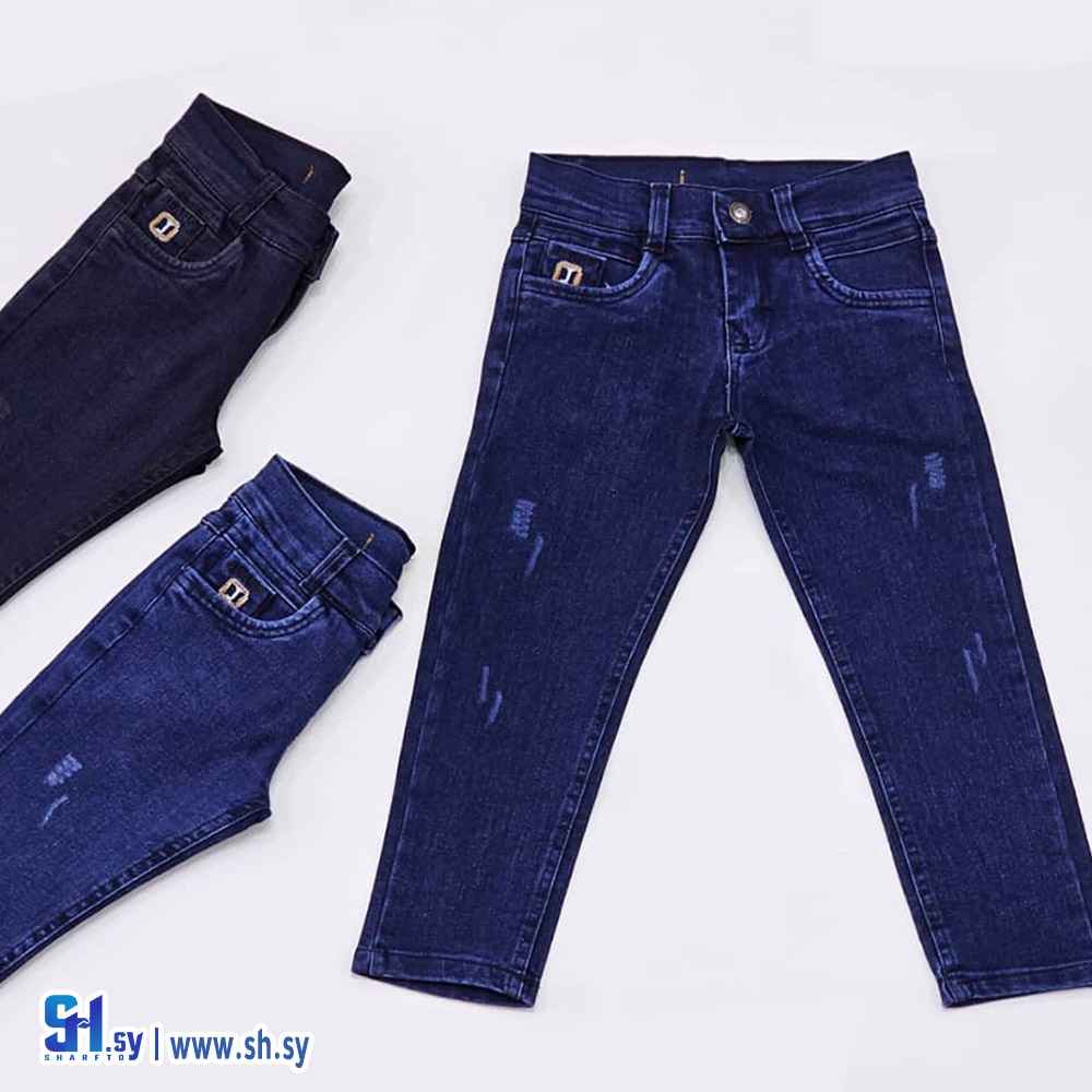بنطال جينز ولادي موديل 12160 (زمار مود)