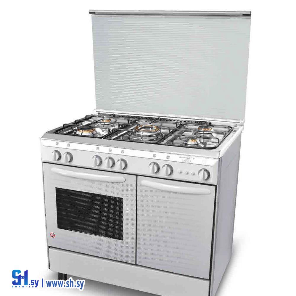 فرن غاز ابيض بورسلان WS500(مجموعة نبراس التجارية)