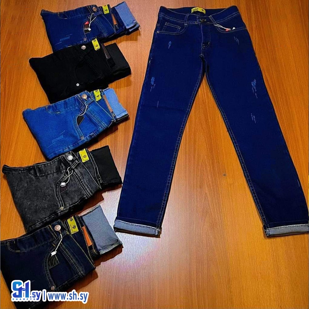 بنطال جينز رجالي موديل 203 (Anis fashion)