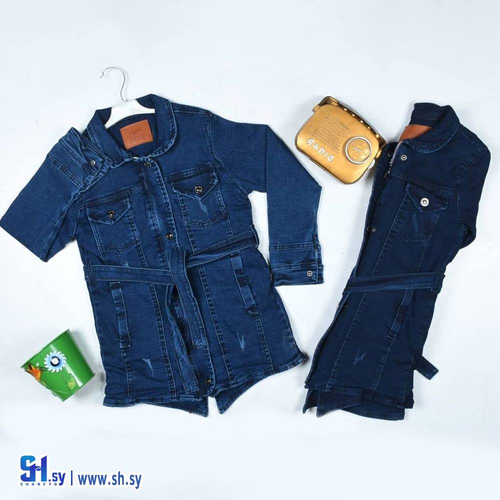 جاكيت جينز مبطن فرو (عبد الهادي قيموز)