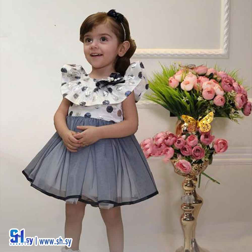 فستان بناتي موديل 1193 (ملبوسات خالد)