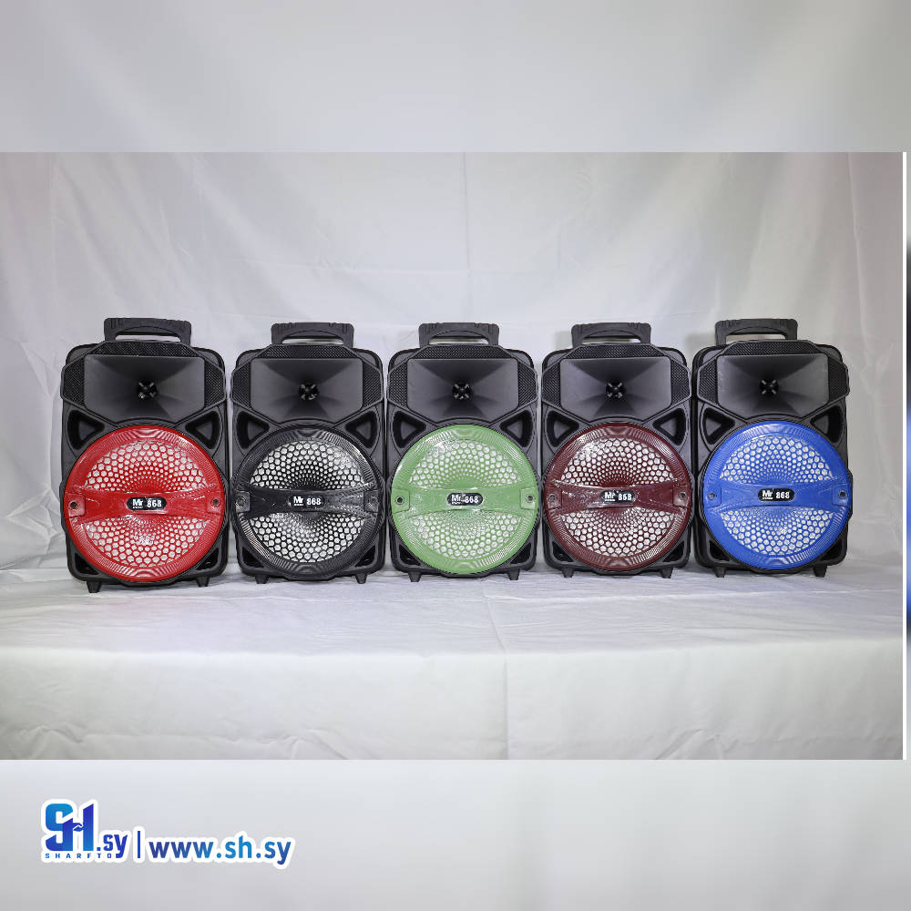 بفلة 8 انش مع مايك لاسلكي