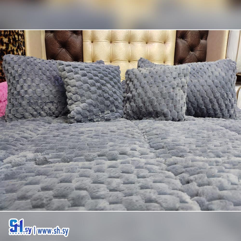 لحاف فروة أرنب بابلي 9 (الحاج للبياضات)