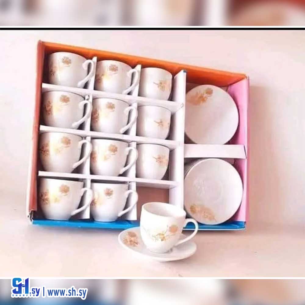 طقم فناجين قهوة (القلعة للأدوات المنزلية)