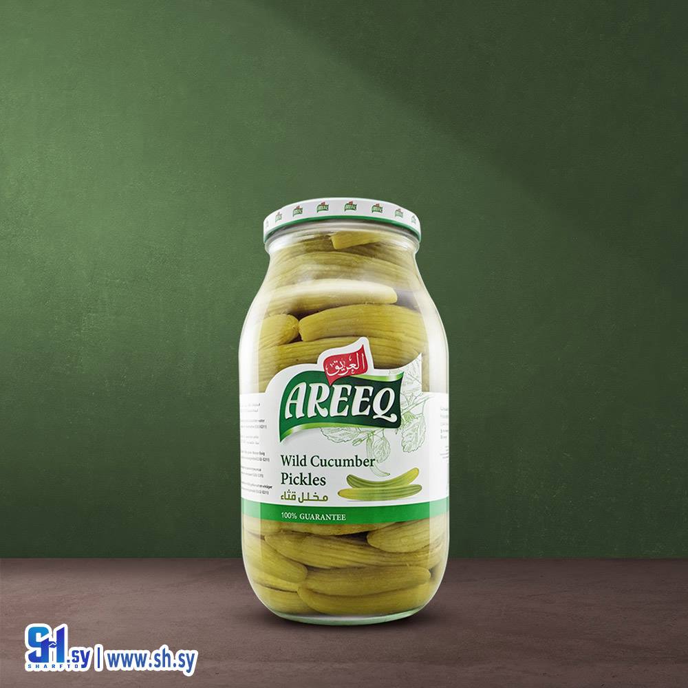 مخلل قثاء 1800غ عبوة زجاج (العريق)