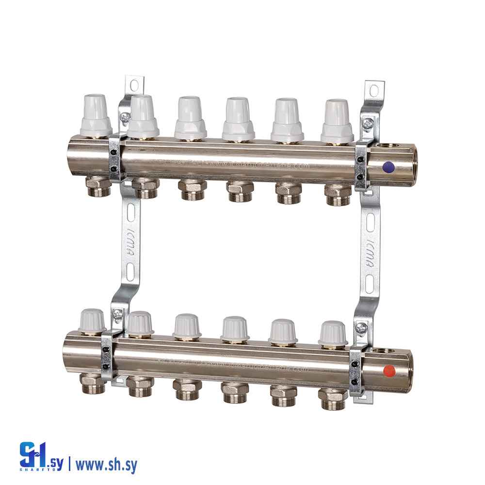 وحدة مشعبات مع أقفال ضبط وصمامات (مجموعة بوابة السيادة تدفئة وصحية)