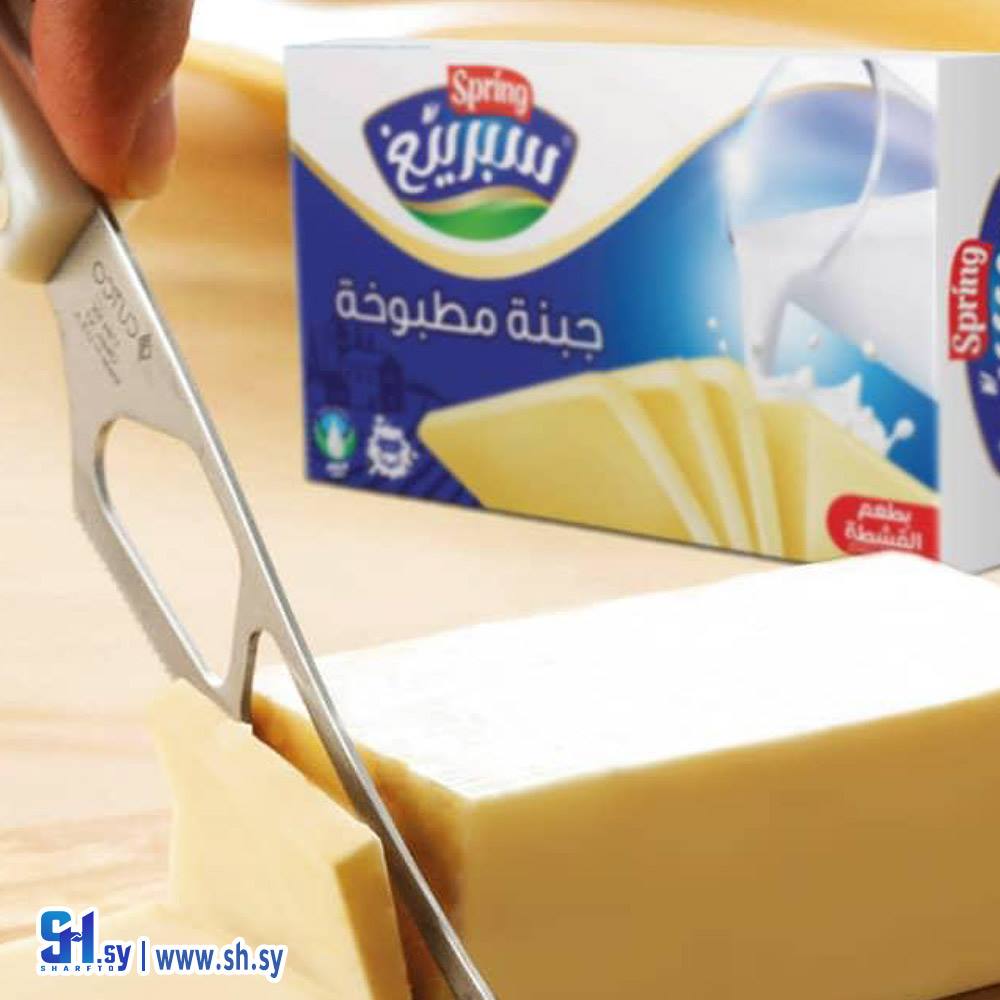 جبنة مطبوخة بطعم القشطة (سبرينغ)