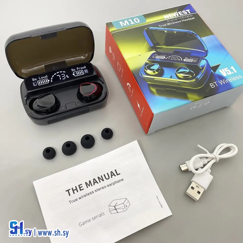 سماعة بلوتوث M10 (البرنس للاتصالات)