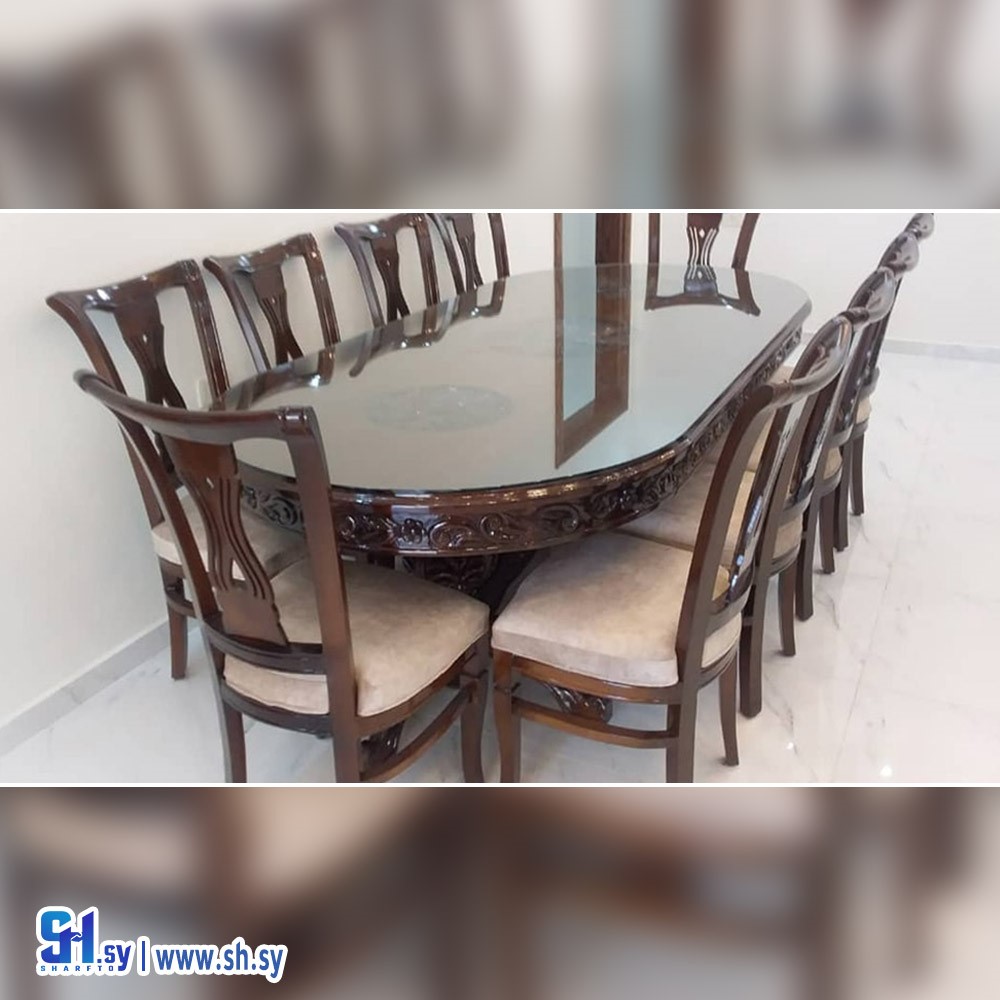 طاولة طعام 2 (مفروشات عدي)