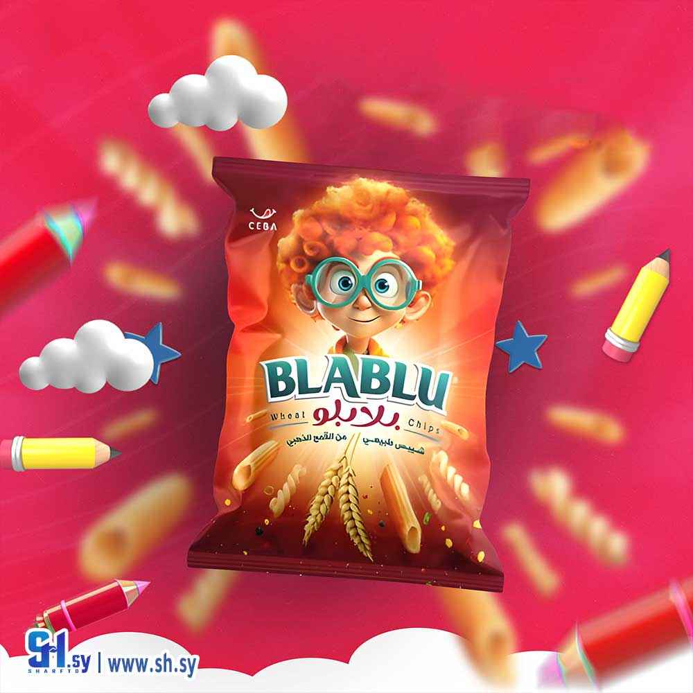 شيبس بلابلو بنكهة الباربكيو (صبا)