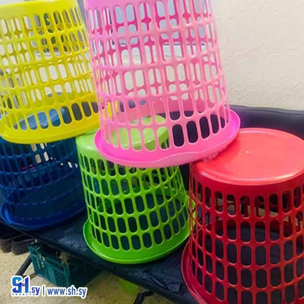سلة غسيل بلاستيك (بلاستيك الخان)