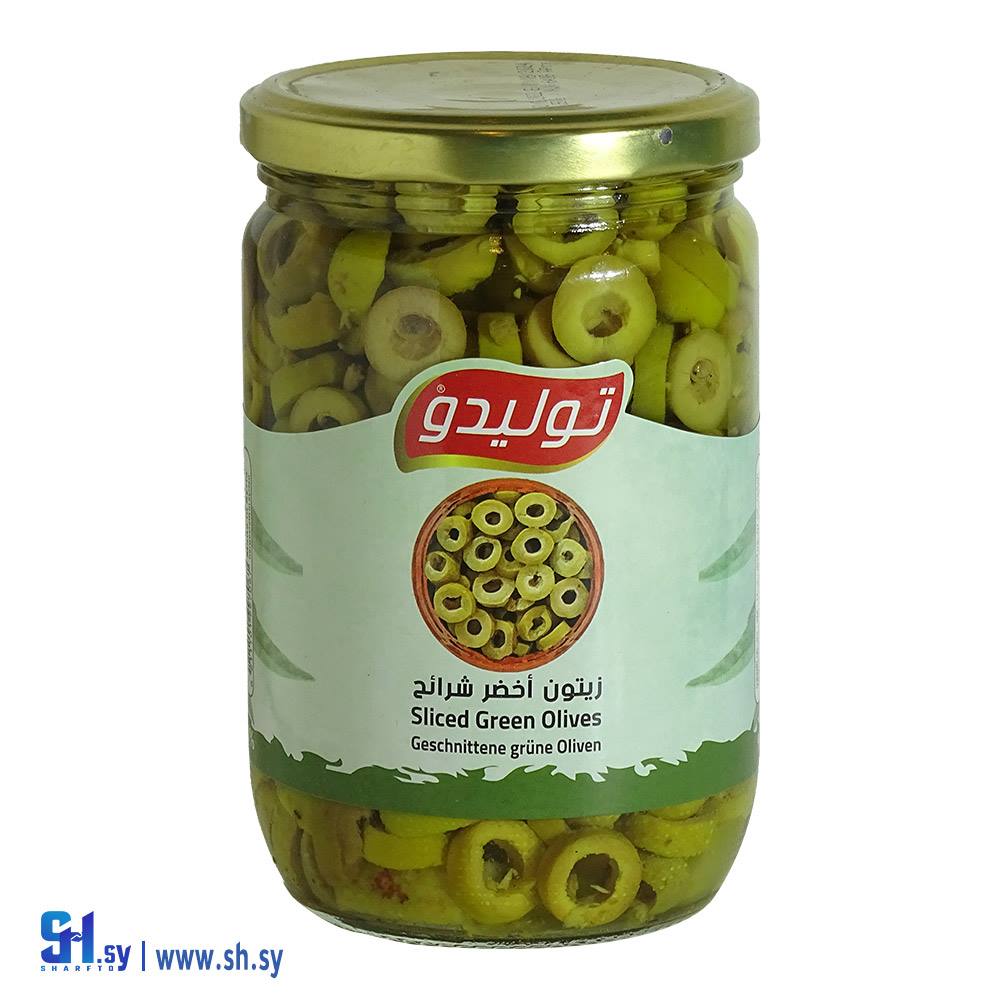 زيتون أخضر شرائح (توليدو)