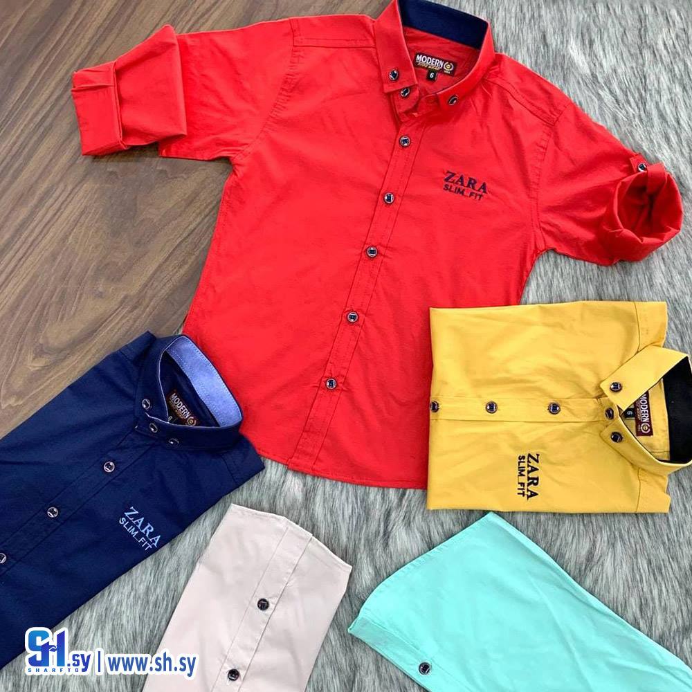 قميص ولادي بوبلين موديل 2600 (لولو كيدز)